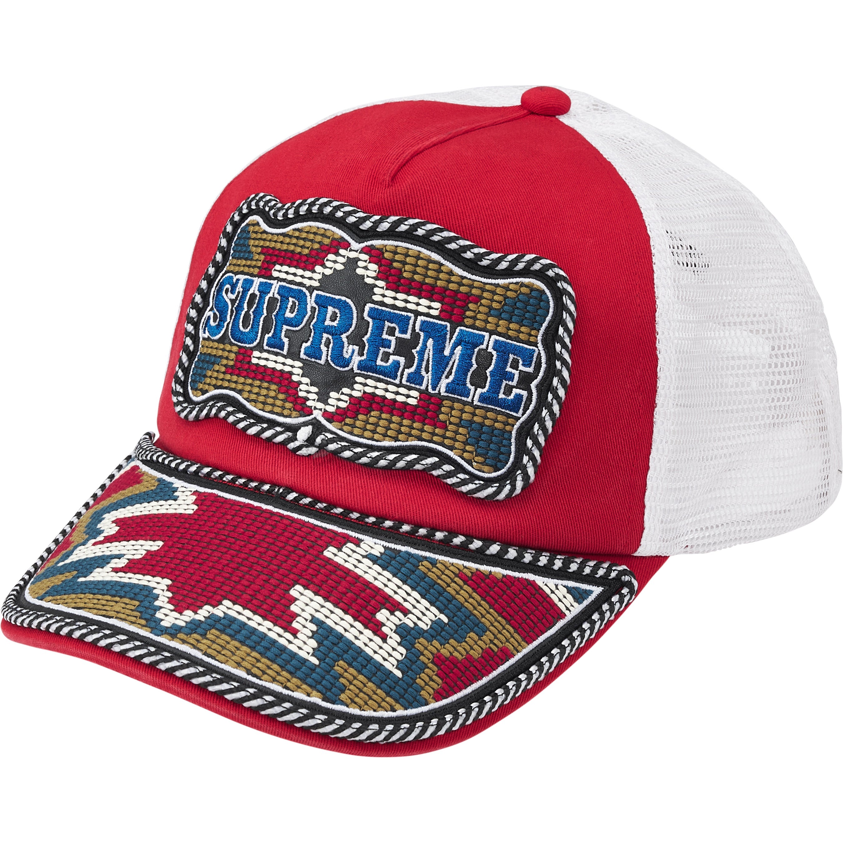 Western Embroidered Mesh Back 5-Panel view 3